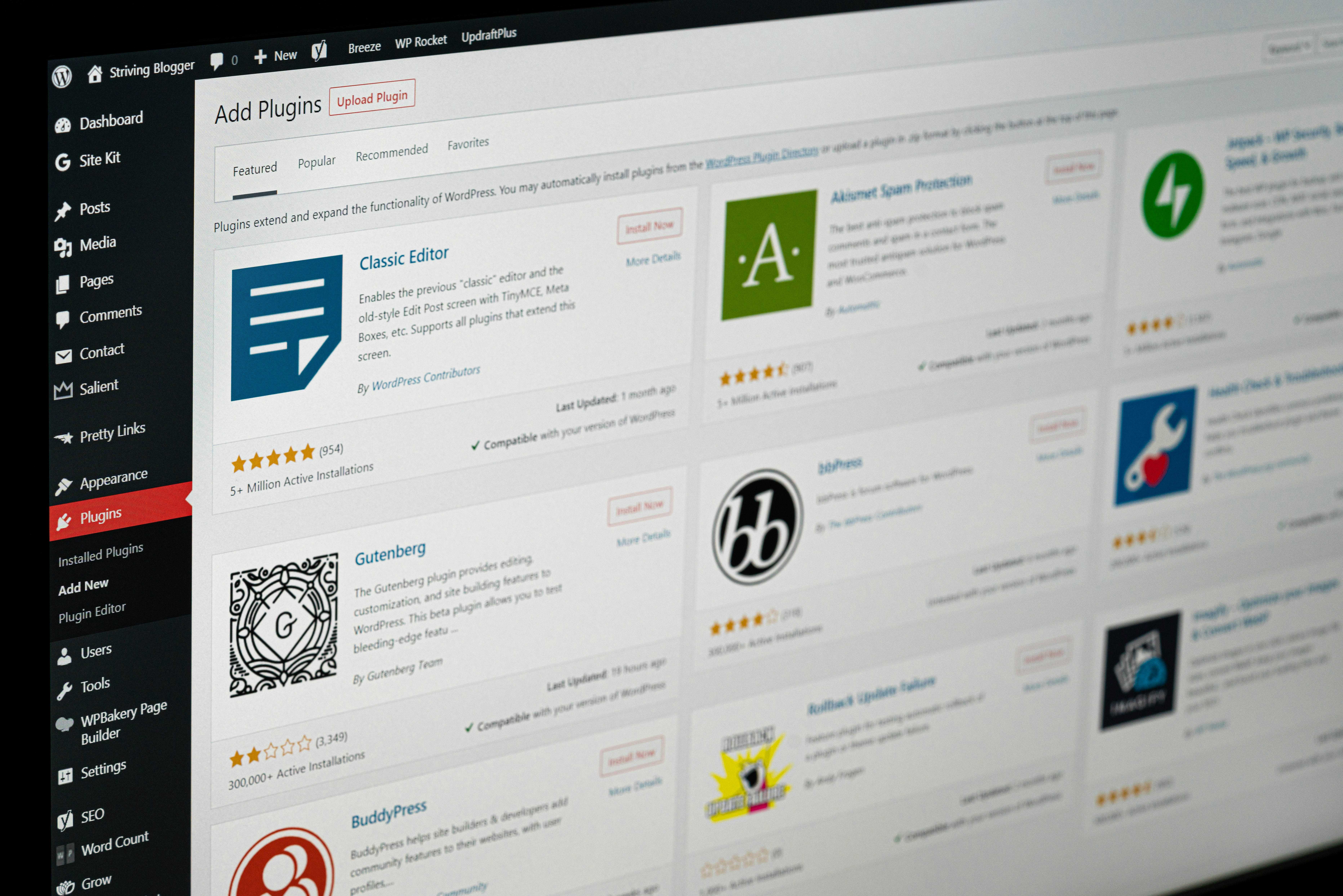 Wordpress plugins