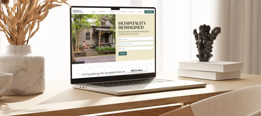 canopy collective site mockup