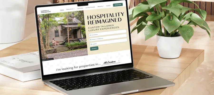 canopy collective site mockup